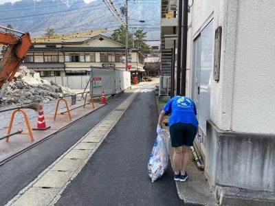 ゴミ拾い，自宅待機，散歩，ウォーキング