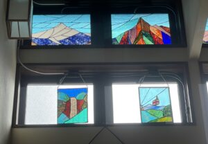 階段,ステンドグラス,新穂高,ﾛｰﾌﾟｳｪｲ,平湯,大滝