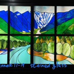 上高地,白樺槽,景色,ｽﾃﾝﾄﾞｸﾞﾗｽ