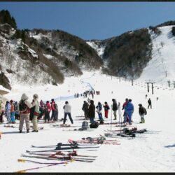 平湯温泉,大滝山,アルペンスキー大会,ジュニア