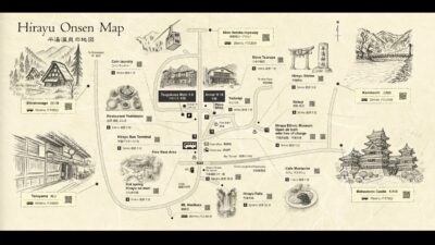 平湯周辺マップ