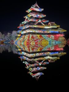 松本城､プロジェクションマッピング