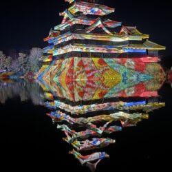 松本城､プロジェクションマッピング