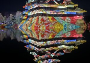 松本城､プロジェクションマッピング