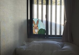 うさぎ,ステンドグラス