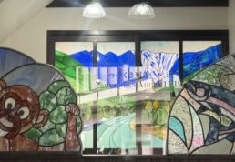 上高地，猿、イワナ、